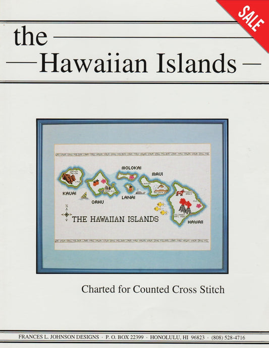 F.L. Johnson The Hawaiian Islands cross stitch pattern