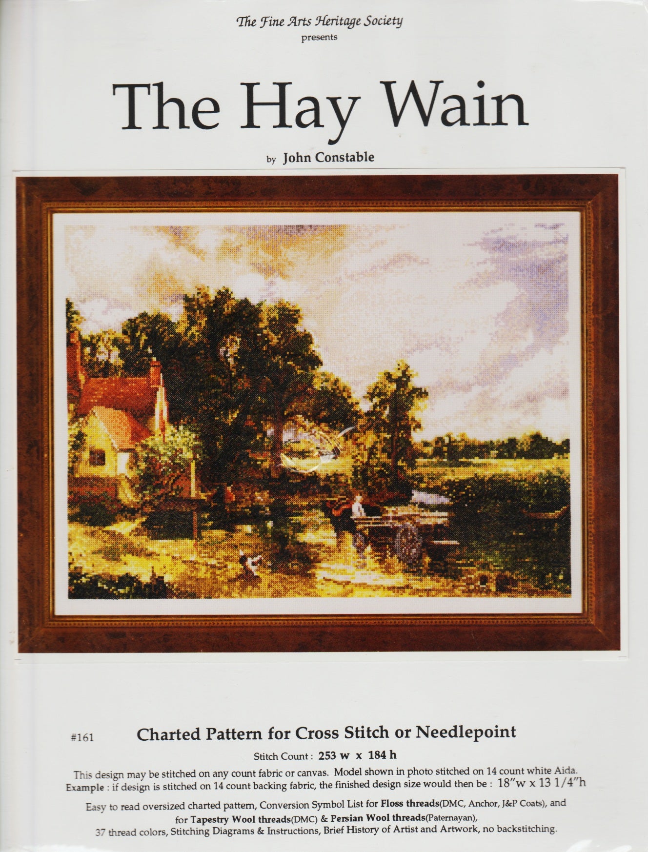 Fine Arts Heritage Society The Hay Wain 161 cross stitch pattern