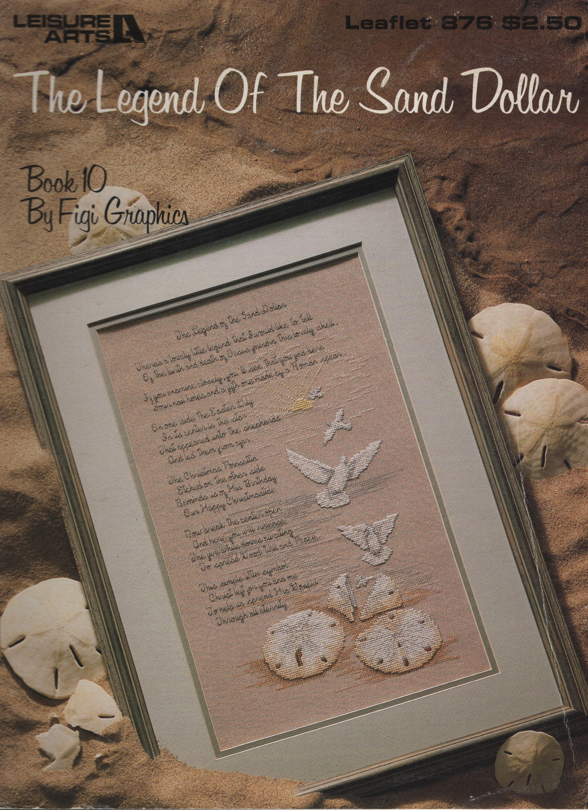 Leisure Arts The Legend of the Sand Dollar 876 cross stitch pattern