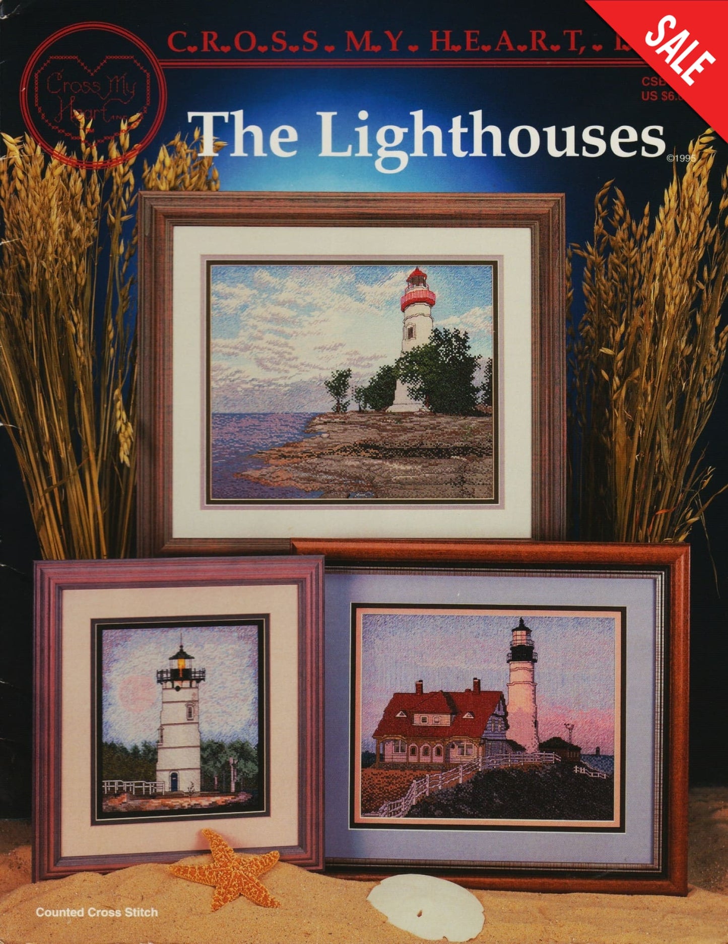 Cross My Heart The Lighthouses CSB-117 cross stitch pattern