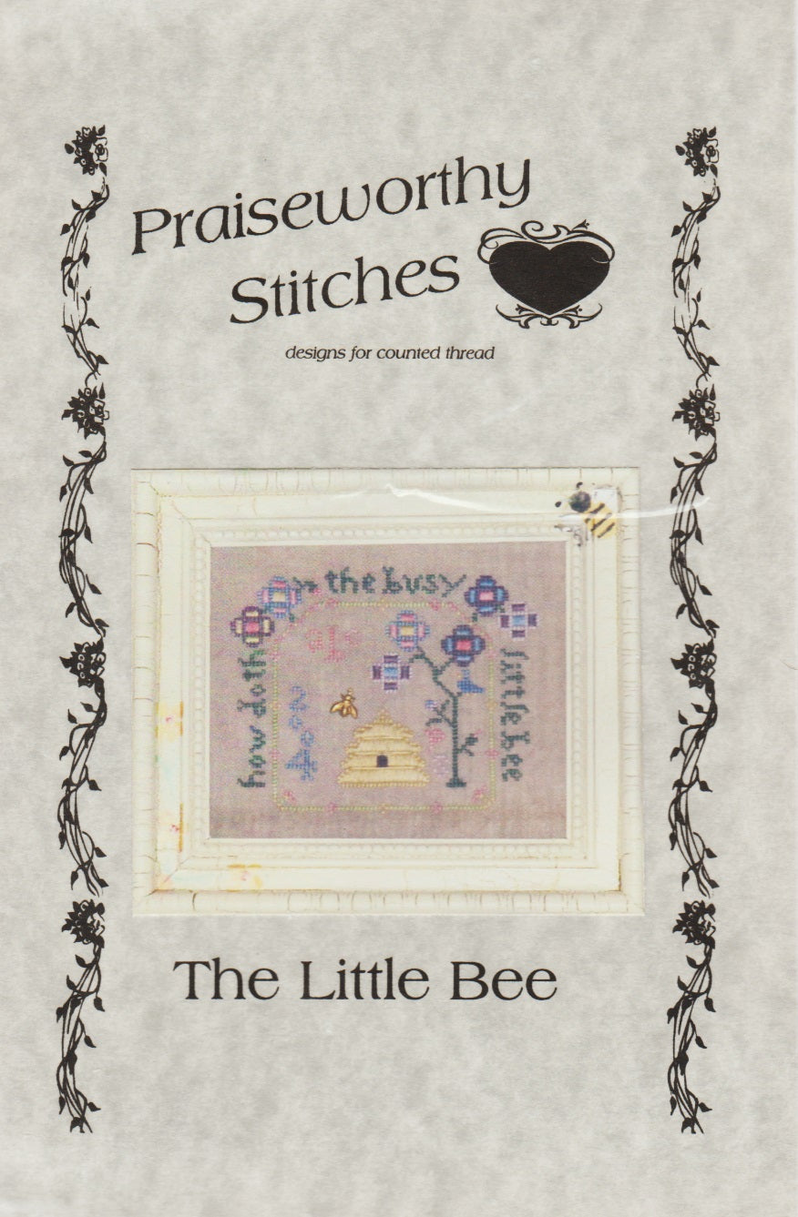 Praiseworthy Stitches The Little Bee cross stitch pattern