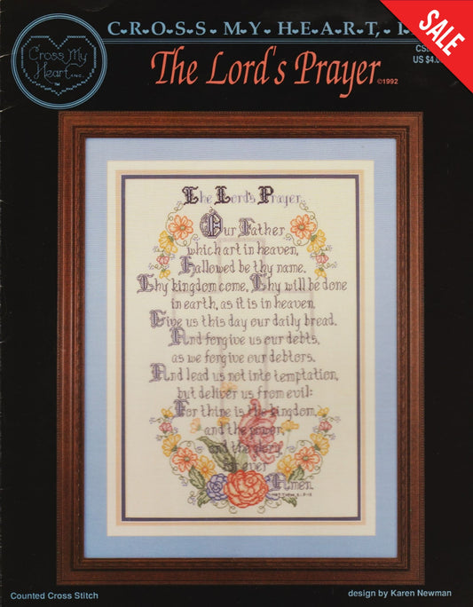 Cross My Heart The Lord's Prayer CSL-53 religious cross stitch pattern