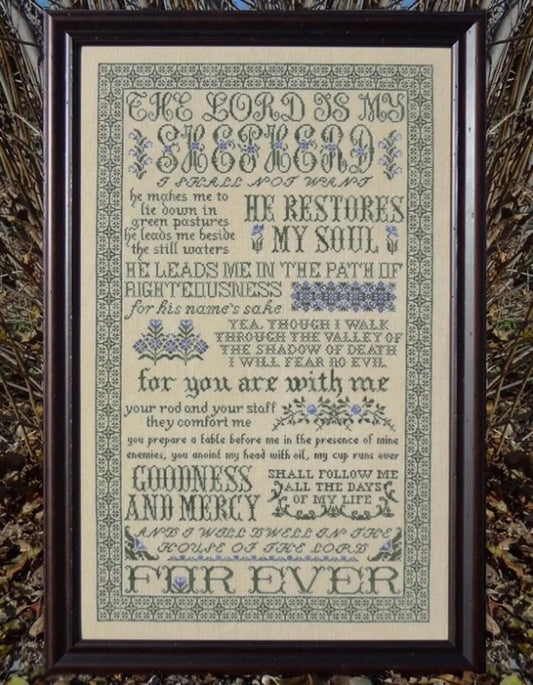 My Big Toe The Lord is My Shepherd MBT-56 cross stitch pattern