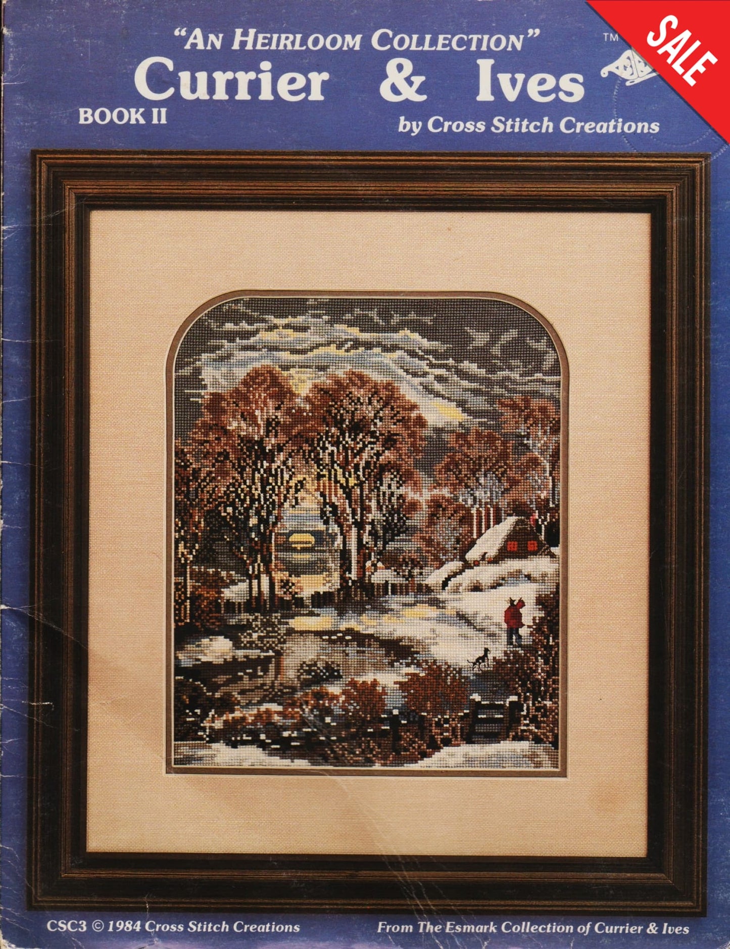 Cross Stitch Collectibles The Mill Dam at Sleepy Hollow cross stitch pattern