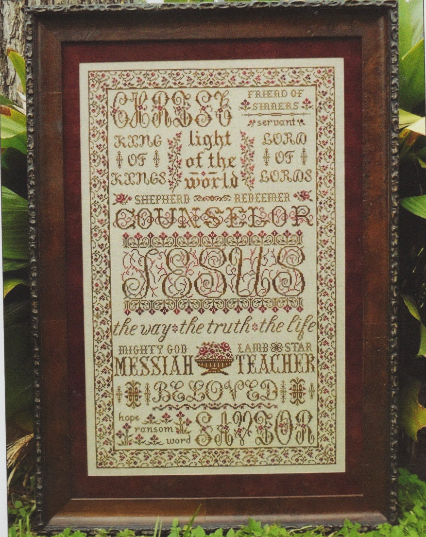 The Name of Jesus pattern – Sandra's Stitch Stash