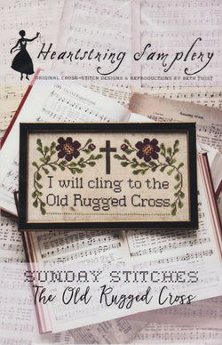 Heartstring Samplery The Old Rugged Cross cross stitch pattern