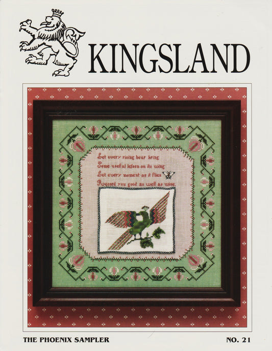 Kingsland The Phoenix Sampler 21 cross stitch pattern
