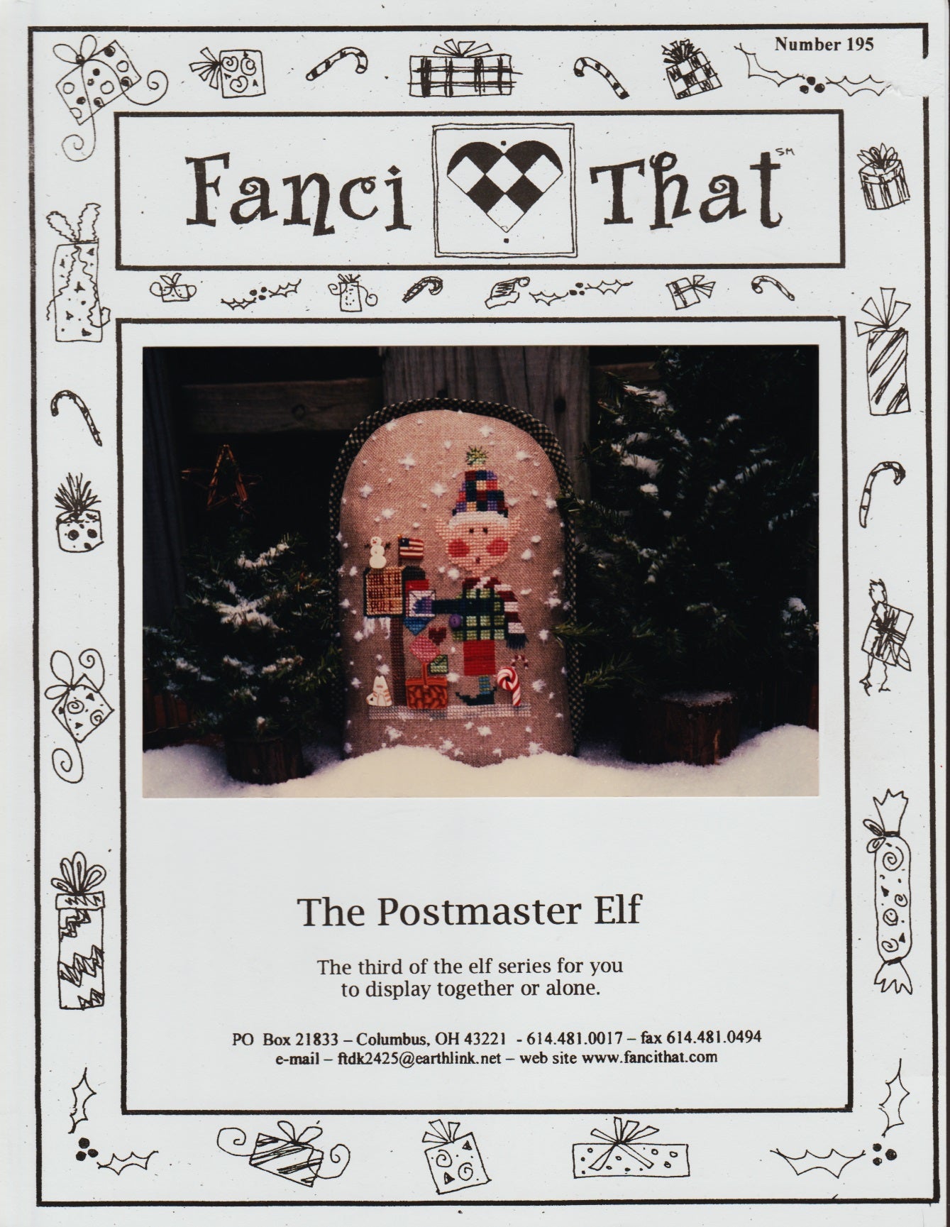 Postman Elf The Postmaster Elf pattern – Sandra's Stitch Stash