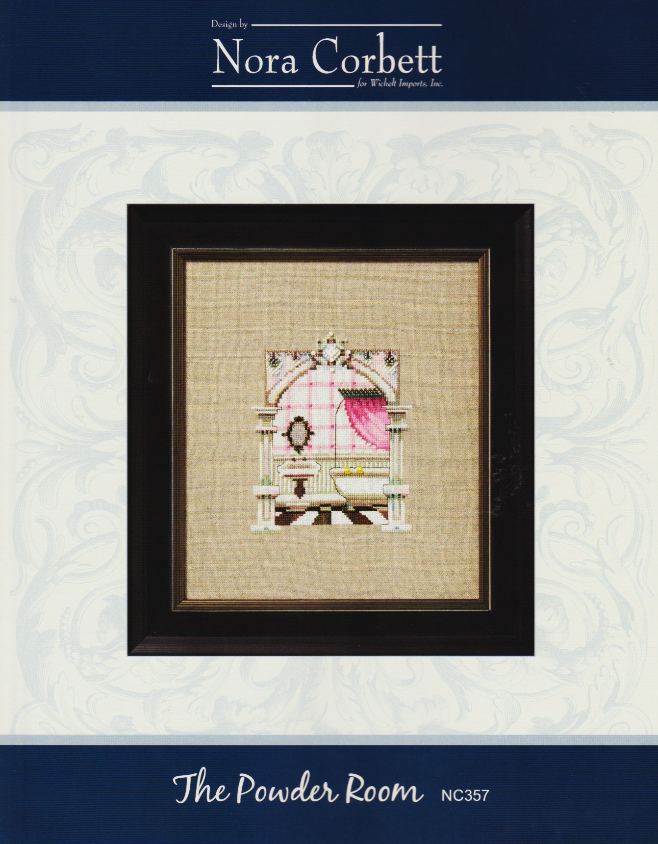 Nora Corbett The Powder Room NC357 cross stitch pattern