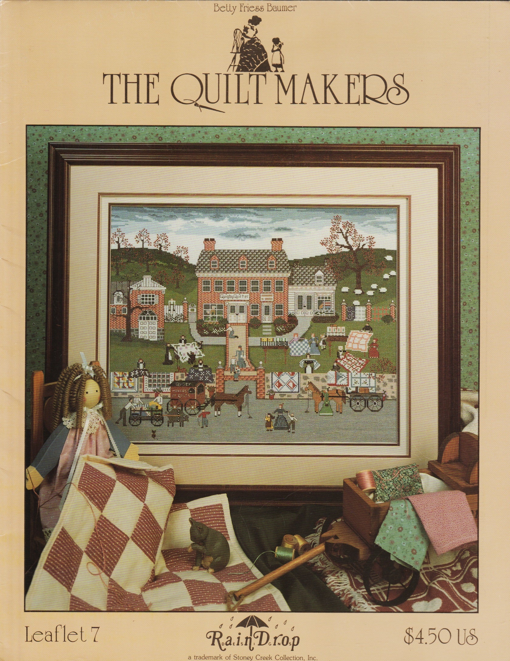 Stoney Creek The Quiltmakers LFT7 Amish cross stitch pattern