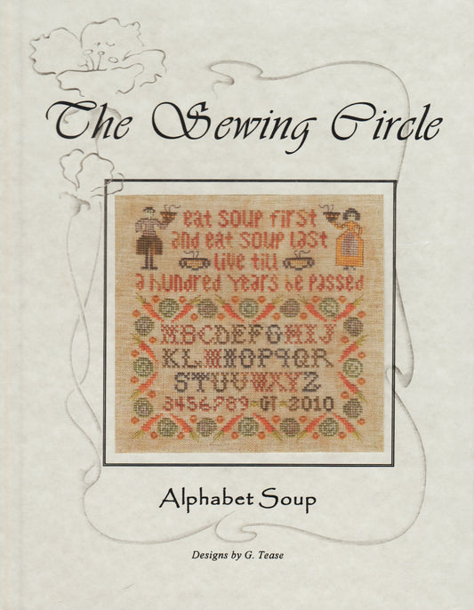 Alphabet Soup The Sewing Circle cross stitch pattern