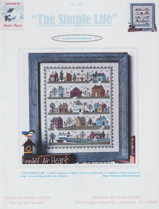 Linda Myers The Simple Life 109 Amish cross stitch pattern