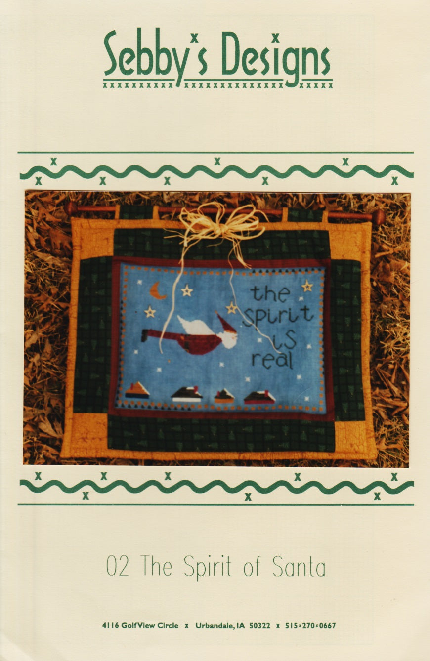 Sebby's Designs The Spirit of Santa 02 cross stitch pattern