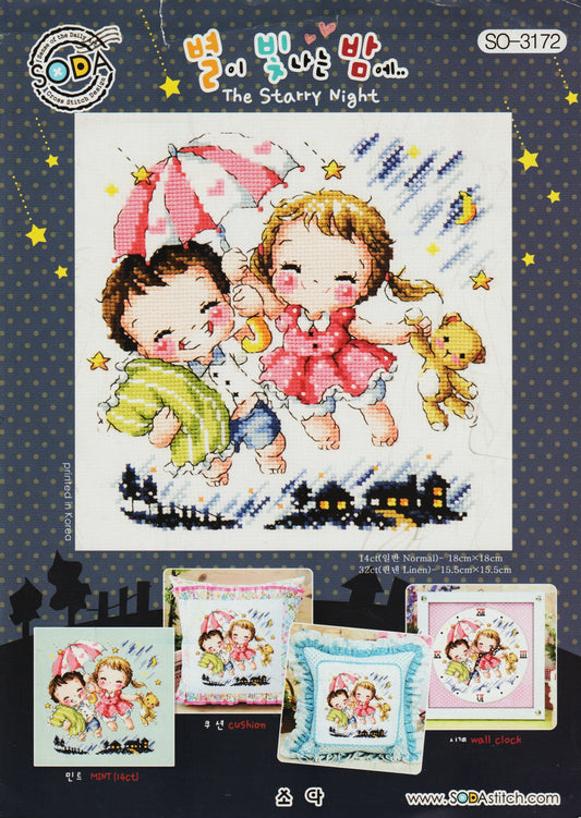 Soda Stitch The Starry Night SO-3172 cross stitch pattern