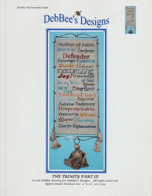 DeeBee's Designs The Trinity Part III DD-087C religious cross stitch pattern