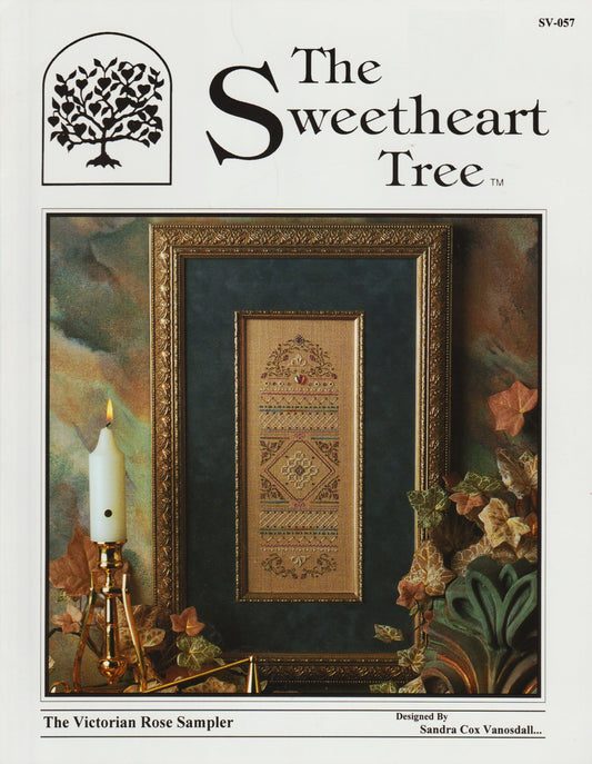 Sweetheart Tree The Victorian Rose Sampler SV-057 cross stitch pattern