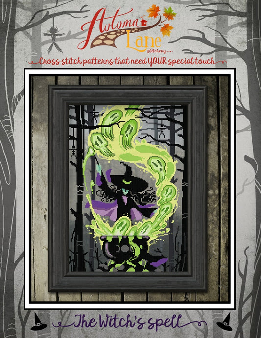 Autumn Lane The Witch's Spell AL-012 cross stitch pattern