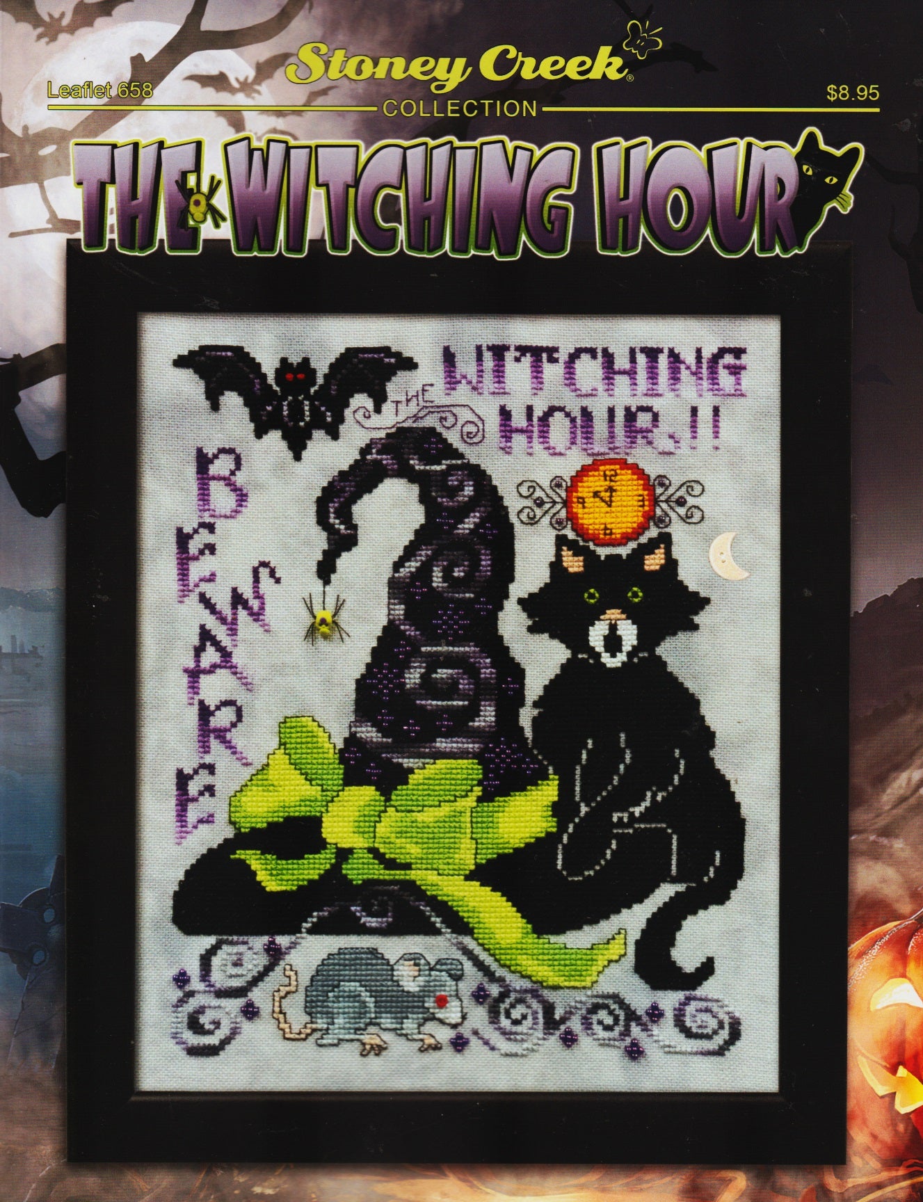 Stoney Creek The Witching Hour LFT658 halloween cross stitch pattern