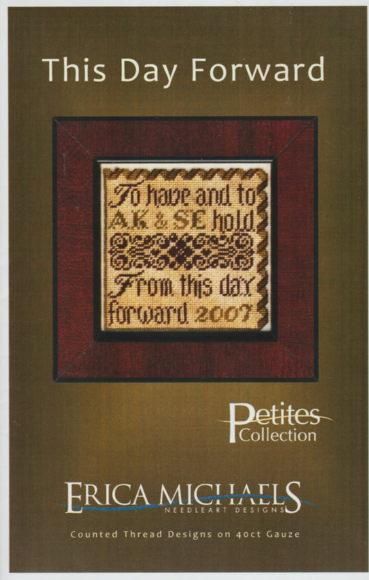 Erica Michaels This Day Forward cross stitch pattern