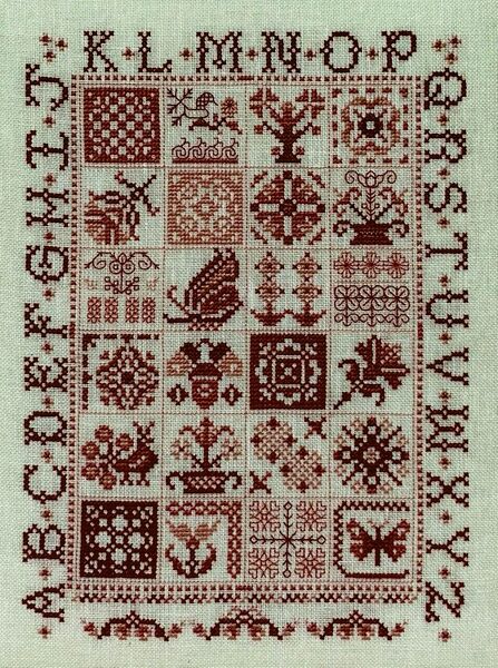 Rosewood Manor This & That cross stitch sampler pattern