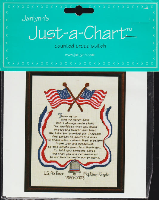 JanLynn Just-A-Chart Those Who Serve 21-207 cross stitch pattern