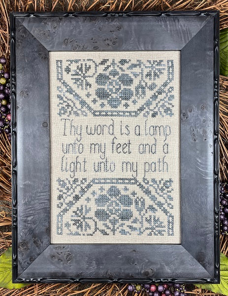 My Big Toe Thy Word MBT-285 religious cross stitch pattern