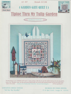 Linda Myers Tiptoe Thru My Tulip Garden LF97 cross stitch psttern