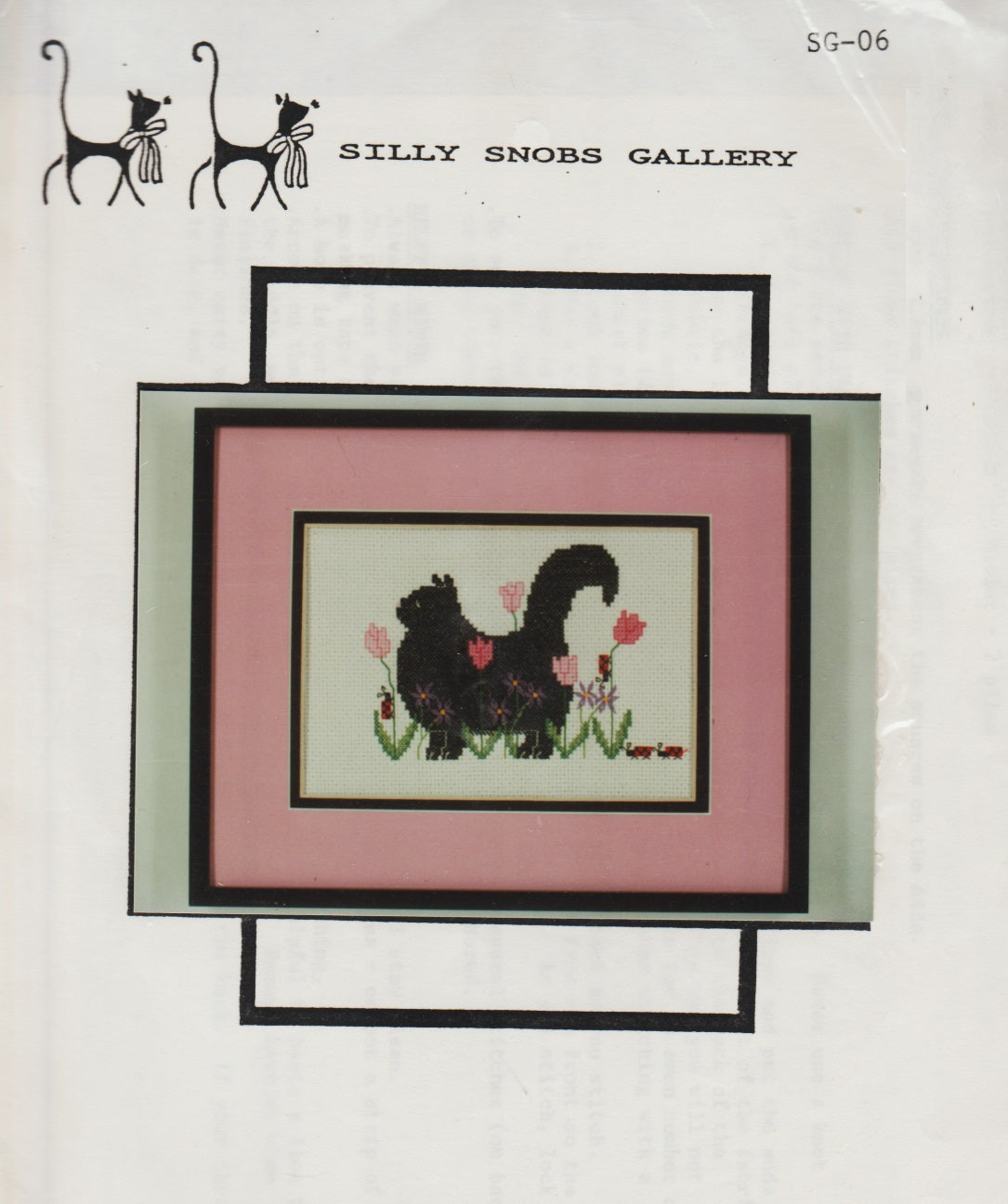 Silly Snobs Gallery Tiptoe Thru The Tulips cross stitch pattern