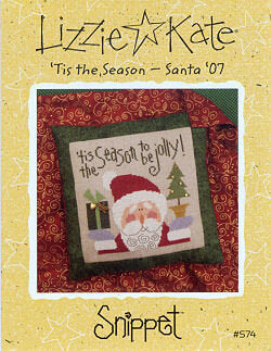 Lizzie Kate 'Tis The Season - Santa '07 cross stitch pattern