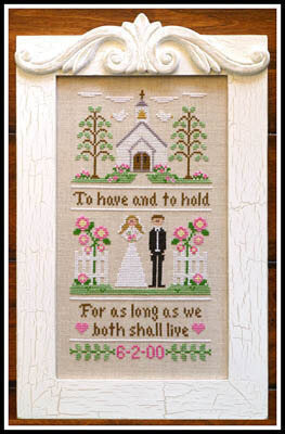 Country Cottage Needleworks To Have and To Hold CCN97 Wedding cross stitch pattern