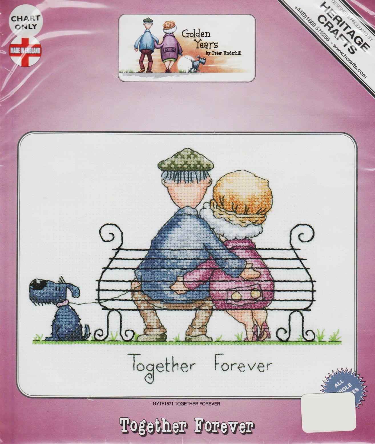 Heritage Stitchcraft Together Forever GYTF1571 cross stitch pattern