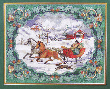 Kooler Design To grandmother's House We Go Christmas cross stitch pattern