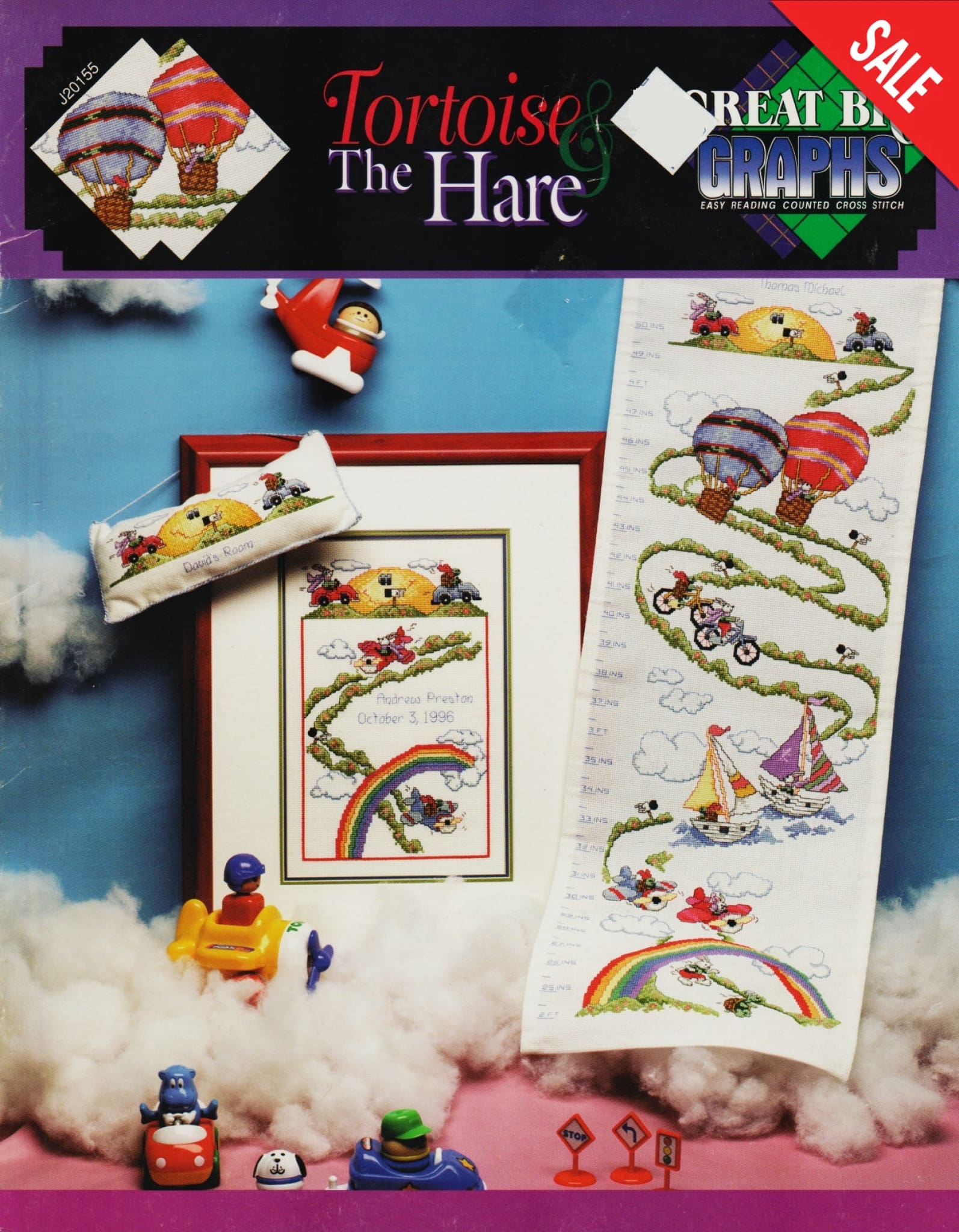 Great Big Graphs Tortoise & the Hare J20155 cross stitch pattern