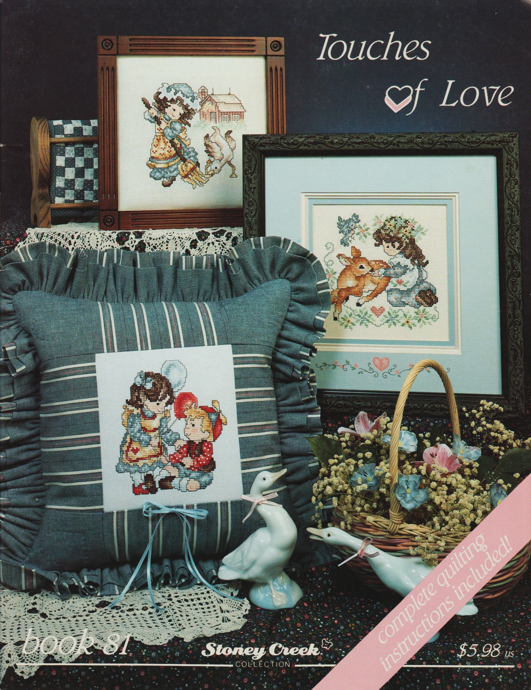 Stoney Creek Touches of Love BK81 childrens cross stitch pattern