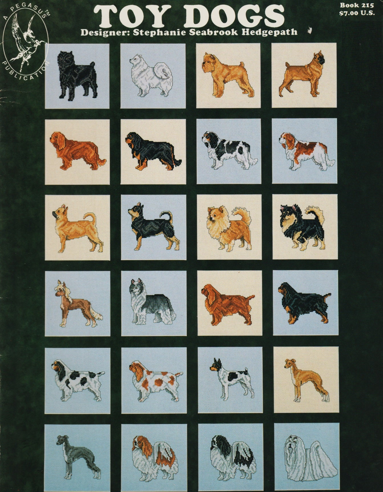 Pegasus Toy Dogs 215 cross stitch pattern