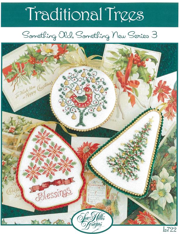 Sue Hillis Traditional Trees L722 ornament cross stitch pattern