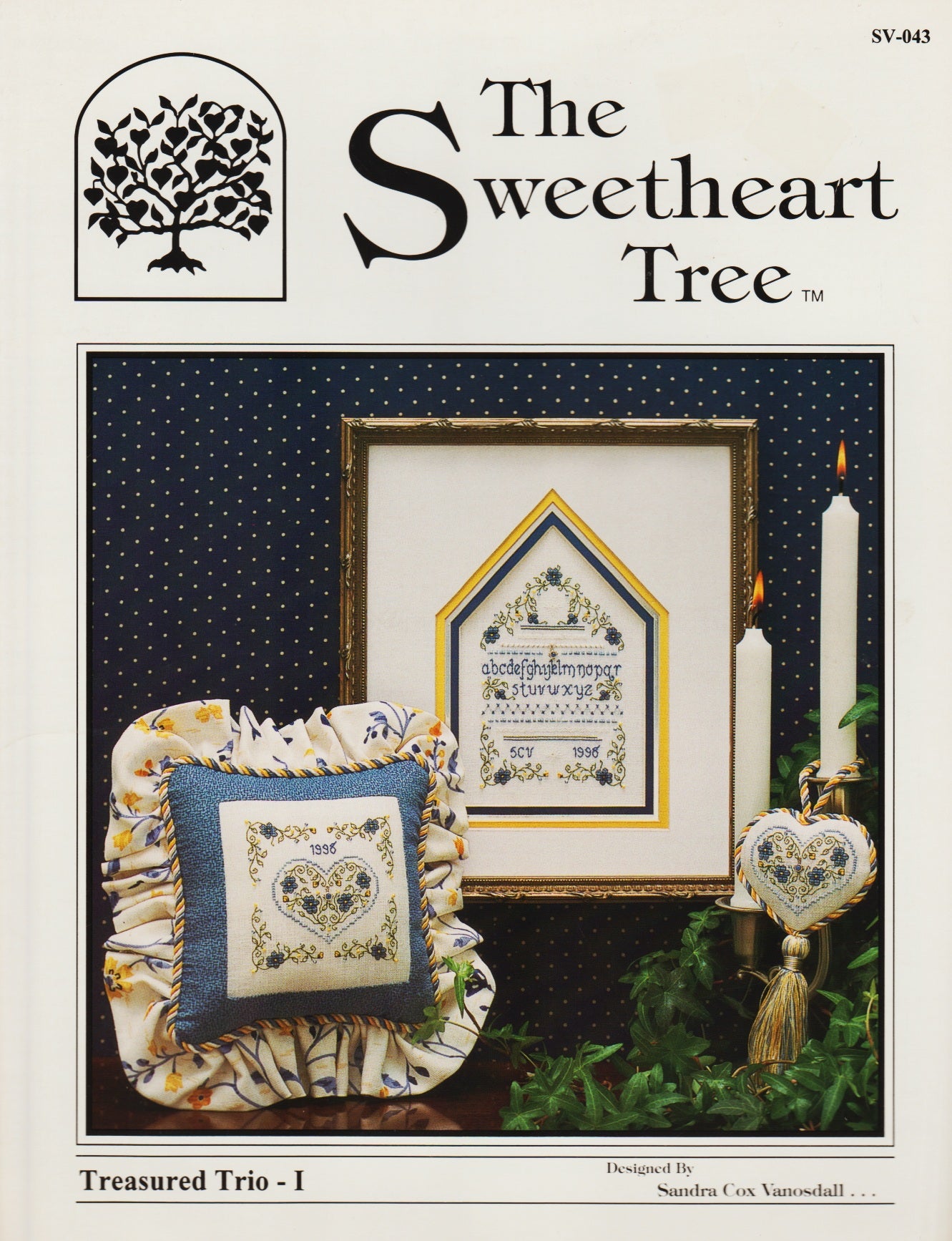 Sweetheart Tree Treasured Trio I SV-043 cross stitch pattern