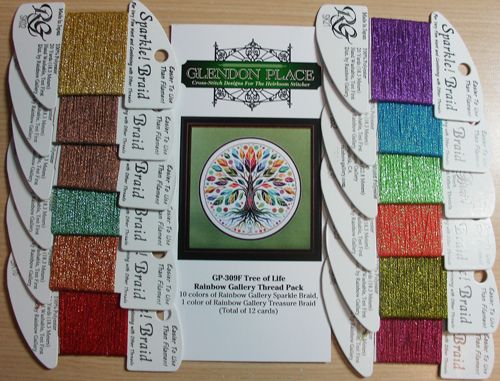 Glendon Place Tree of Life GP-309 Rainbow Gallery Thread Pack