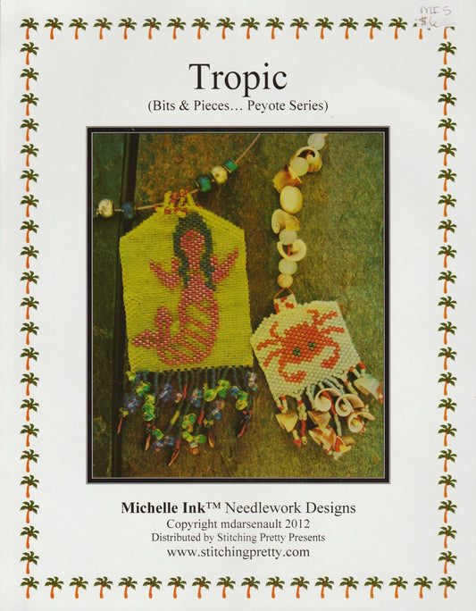 Michelle Ink Tropic peyote stitch bead pattern