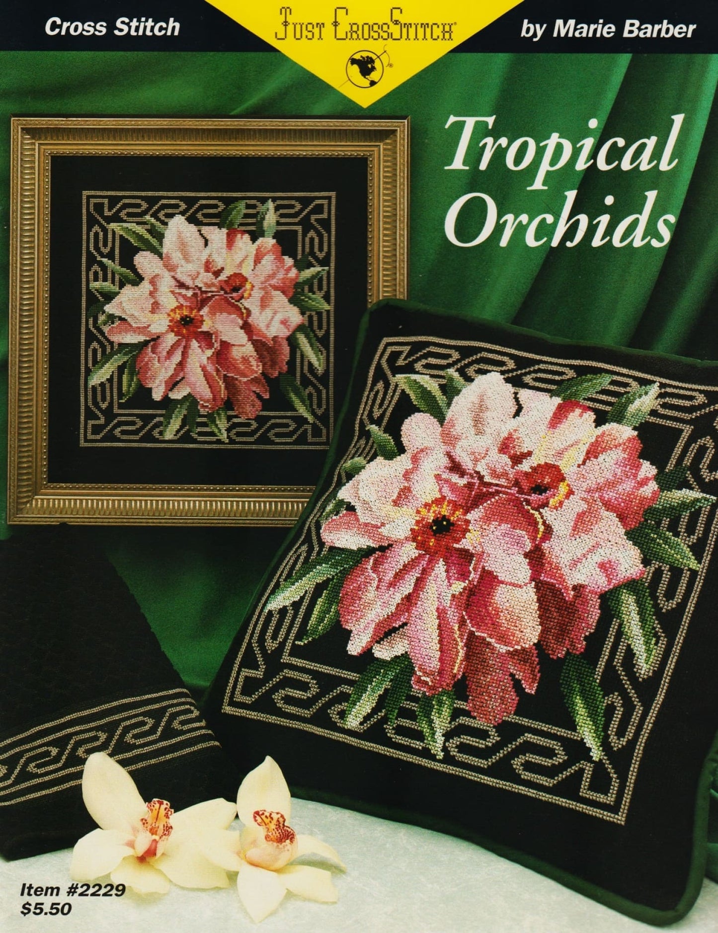 Just CrossStitch Tropical Orchids 2229 cross stitch pattern