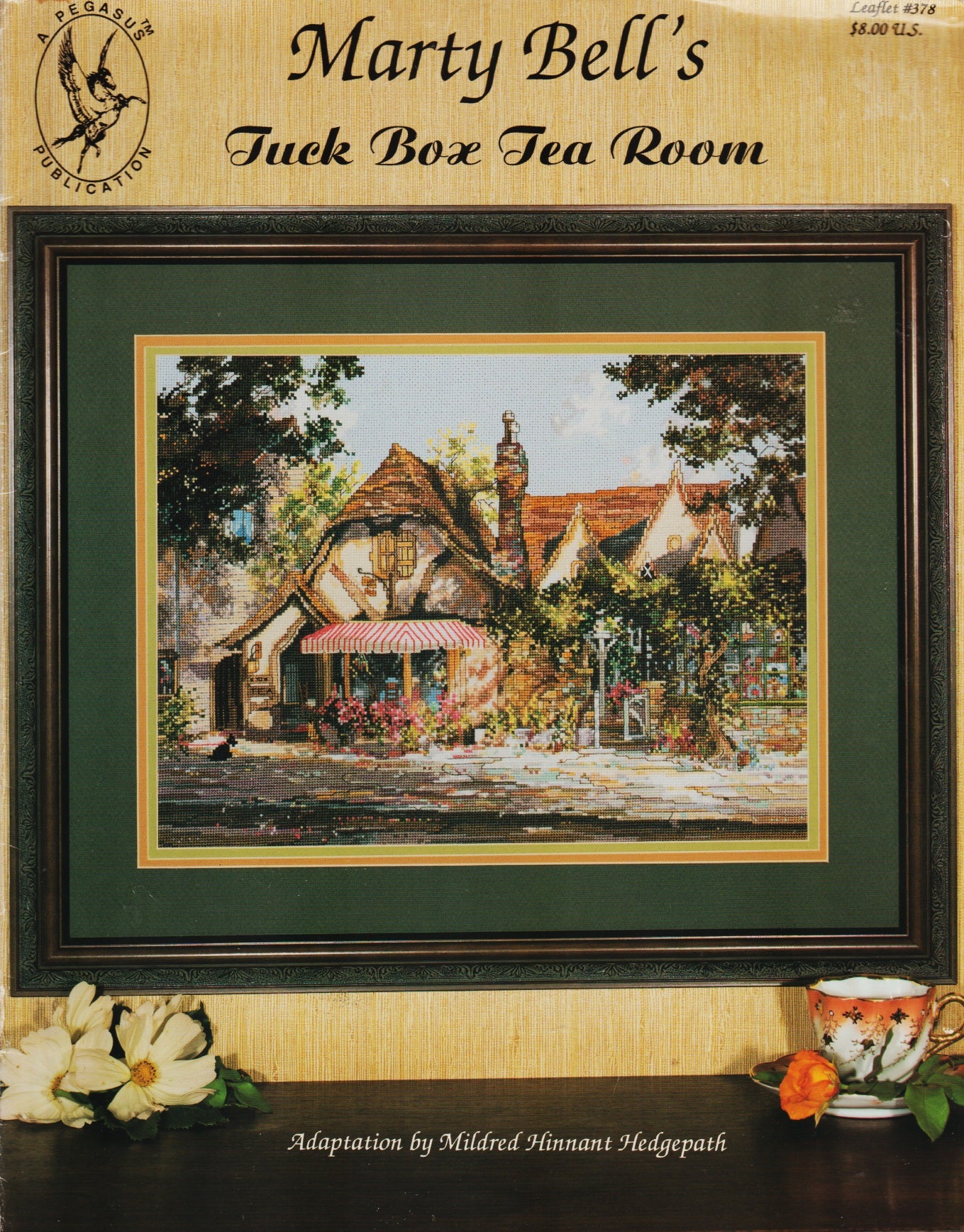 Pegasus Tuck Box Tea Room 378 cross stitch pattern