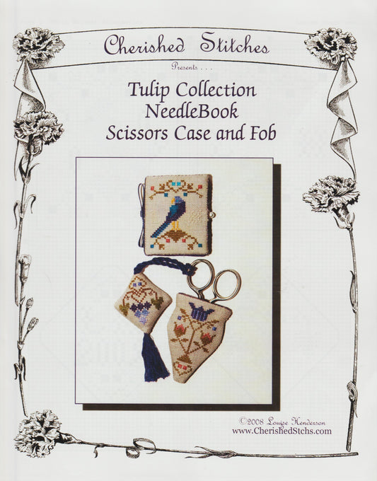 Cherished Stitches Tulip Collection cross stitch pattern