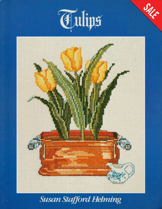 Helmsford Designs Tulips cross stitch flower pattern
