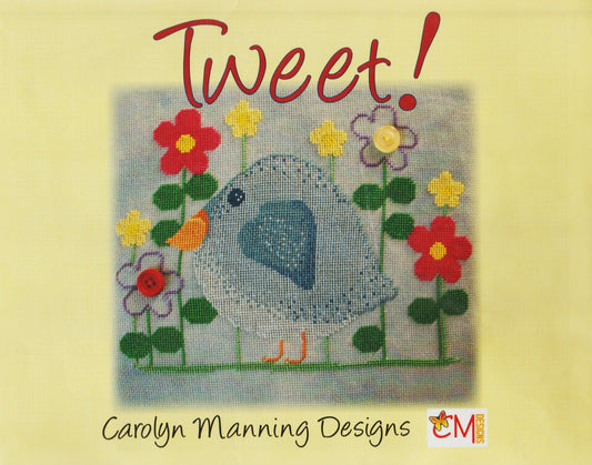 Carolyn Manning Tweet! bird cross stitch pattern