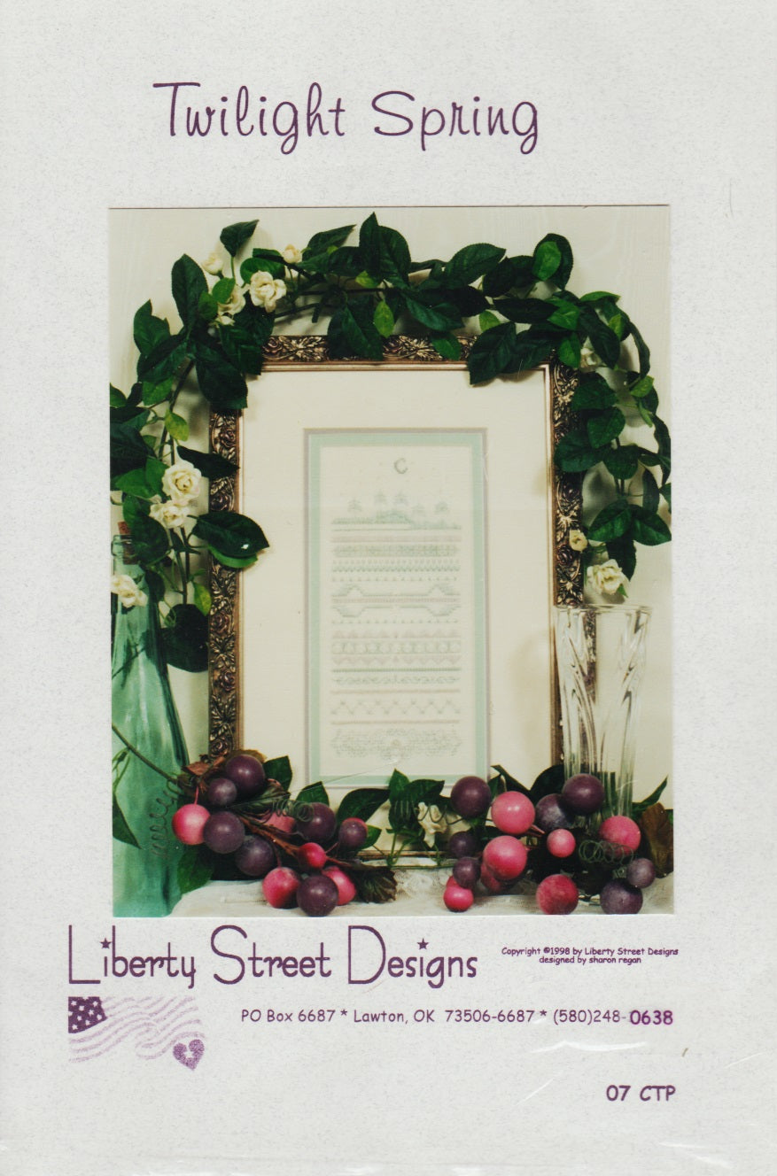 Liberty Street Designs Twilight Spring 07CTP cross stitch pattern