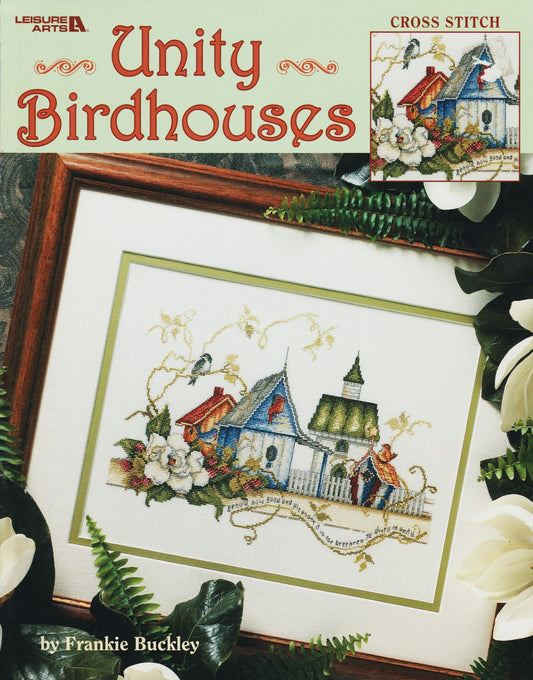 Leisure Arts Unity Birdhouses 3533 cross stitch pattern
