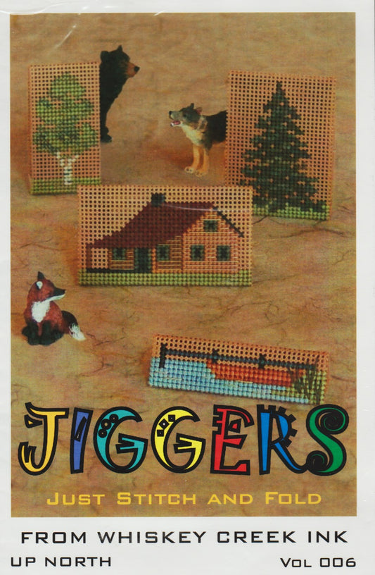 Whiskey Creek Ink Up North Jiggers cross stitch pattern