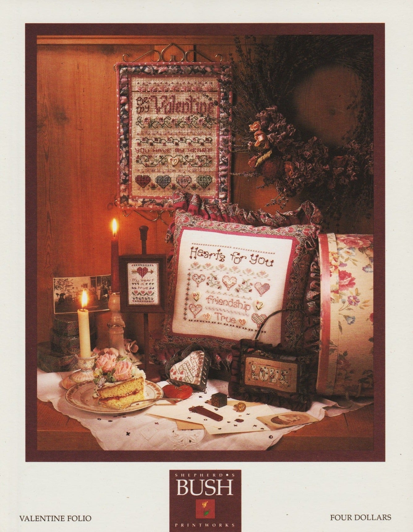 Shepherd's Bush Valentine Folio cross stitch pattern