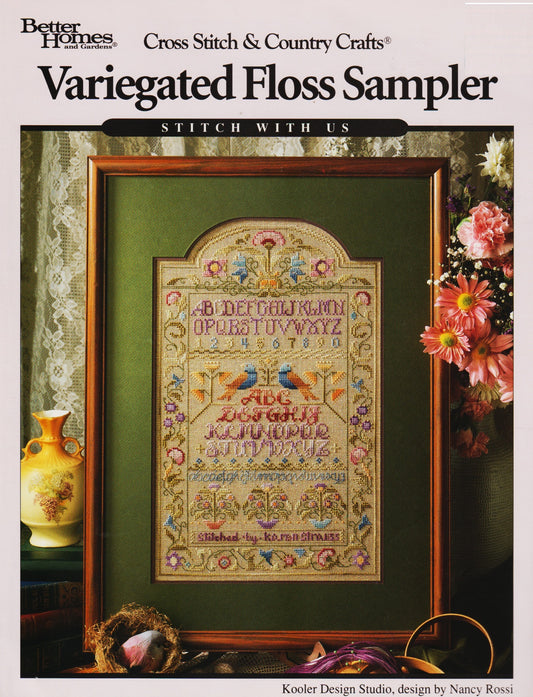 Cross Stitch & Country Crafts Variegated Floss Sampler cross stitch pattern