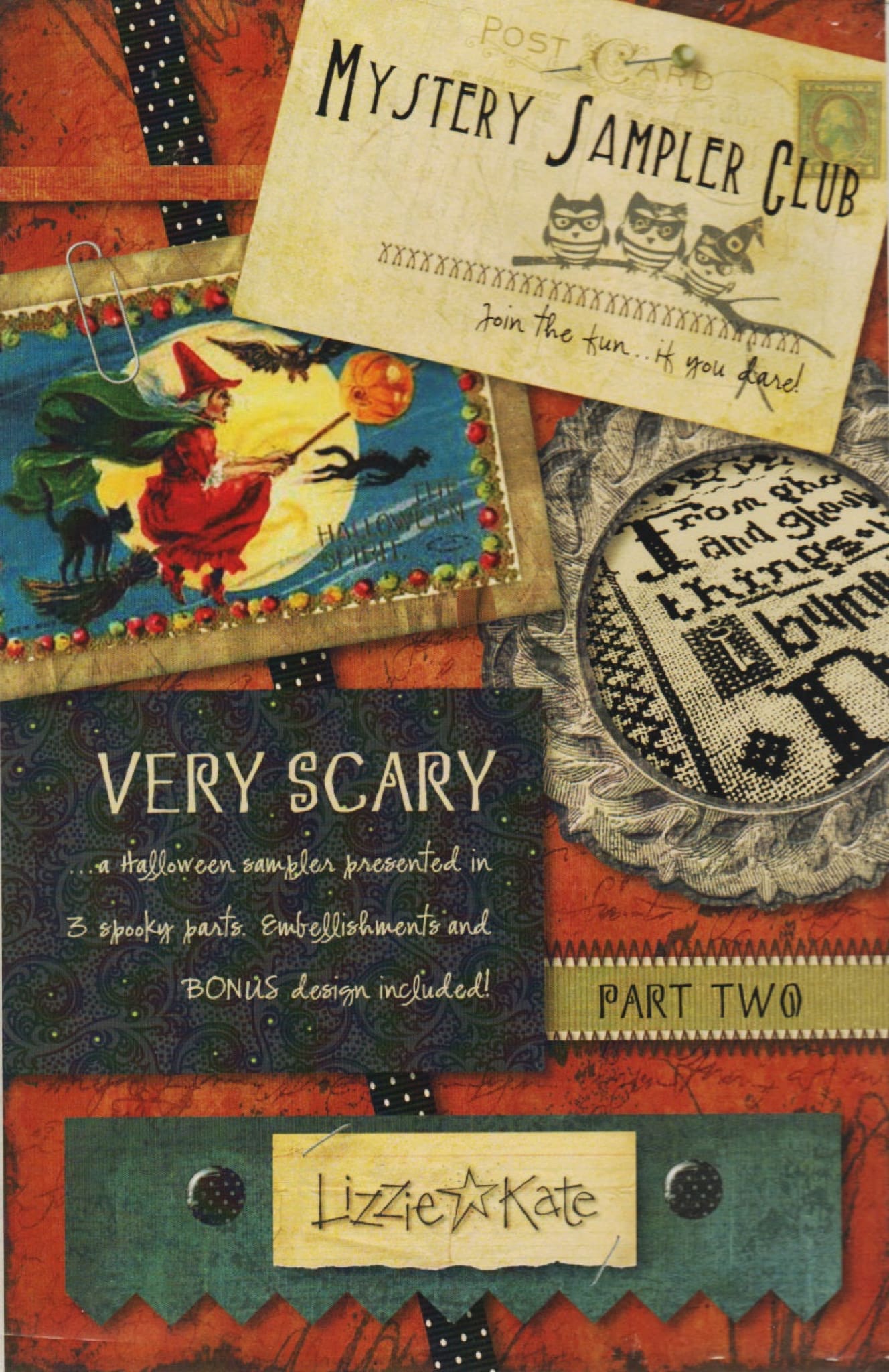 Very Scary Mystery Sampler Pattern Part 2 Pattern